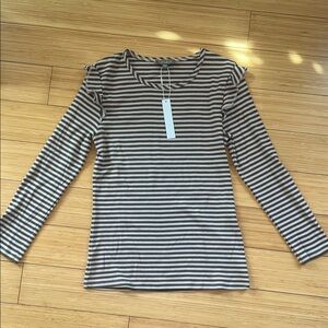 Striped Long Sleeve Top